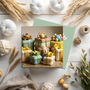 Joyeux Cadeaux d'anniversaire présente carte de vo