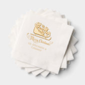 Joyeux cadeaux de Noël Sleigh Entreprise Nom de fa (Insitu (empilé))