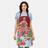 Joyeux cadeaux de Noël tablier (Porté)