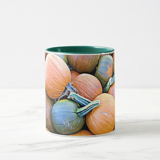 Joyeux café Citrouille Halloween Mug (Centre)