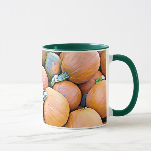 Joyeux café Citrouille Halloween Mug (Droite)