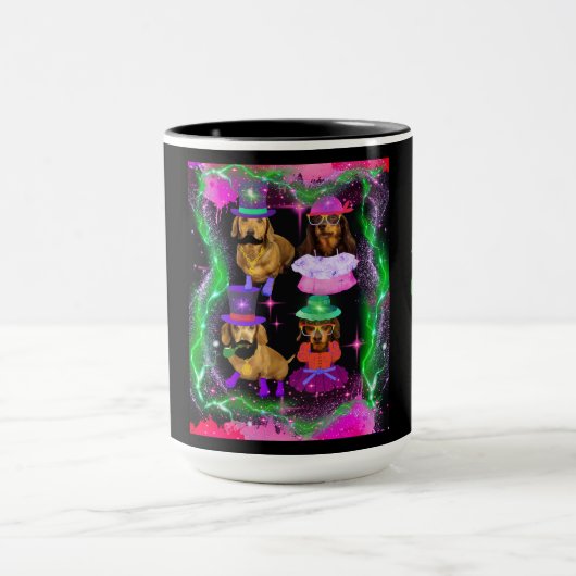 Joyeux café de la journée Gotcha Mug (Centre)