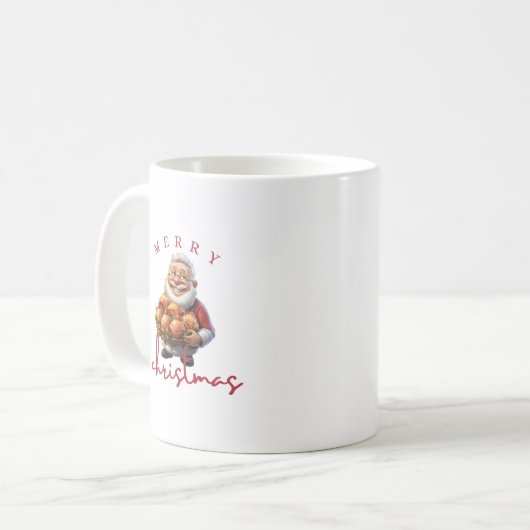 Joyeux café de Noël Mug (Devant gauche)