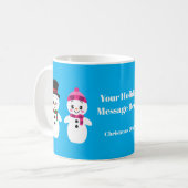 Joyeux café de Noël Mug (Devant gauche)