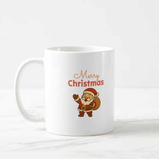 Joyeux café de Noël Mug (Gauche)