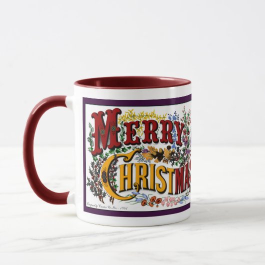 Joyeux café de Noël Mug (Gauche)