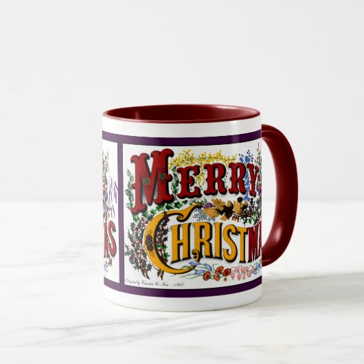 Joyeux café de Noël Mug (Devant droit)