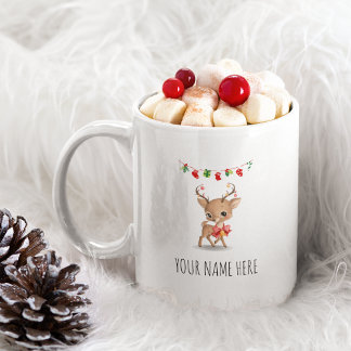 Joyeux café de Noël Mug cadeau personnalisé