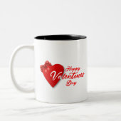 Joyeux café Mug à deux tons de la Saint-Valentin (Gauche)
