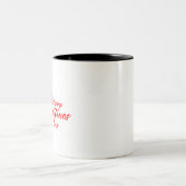 Joyeux café Mug à deux tons de la Saint-Valentin (Centre)