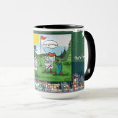 Joyeux café Mug d'anniversaire (Devant droit)