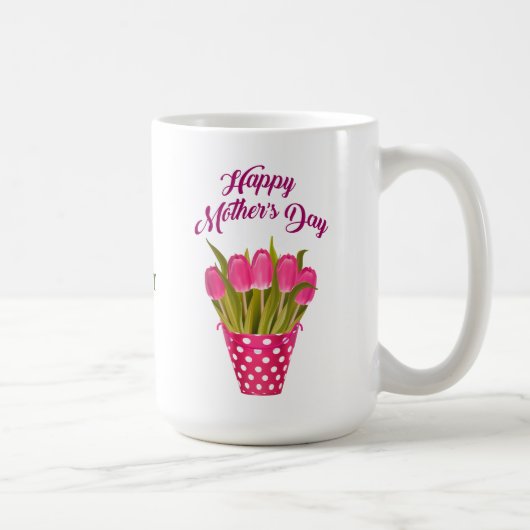 Joyeux café Mug de la fête des mères (Droite)