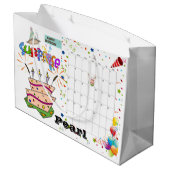 Joyeux calendrier d'anniversaire juin 2022 Sac cad (Dos Angle)