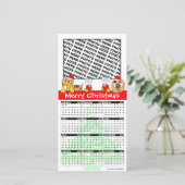 Joyeux calendrier de Noël 2011 Carte photo Doggie (Debout devant)