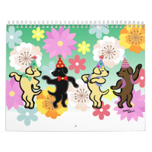 Joyeux calendrier des caricatures de Labrador Retr