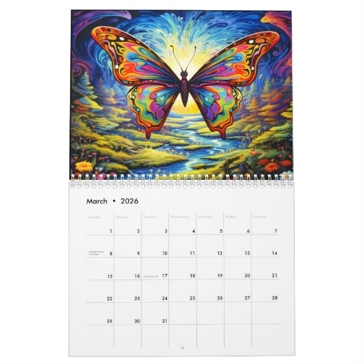 Joyeux calendrier Hippy (Mar 2026)