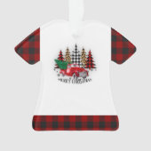 Joyeux camion de Noël et arbres (devant)