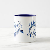 Joyeux Camper Blue Mugs (Centre)