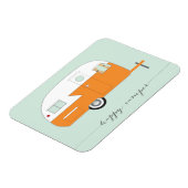 Joyeux Camper Magnet Orange (Côté Gauche)