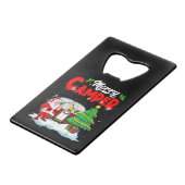 Joyeux Camper Noël Père Noël Camper Camper Camping (Dos Angle)