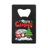 Joyeux Camper Noël Père Noël Camper Camper Camping (Dos)