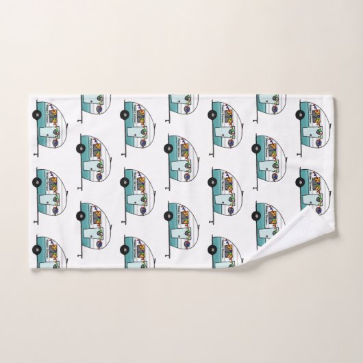 Joyeux Camper van (Serviette à main)