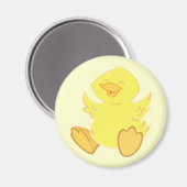 Joyeux canard Magnets ronds (Recto/Verso)