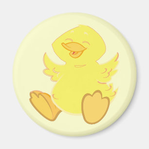 Joyeux canard Magnets ronds