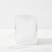 Joyeux carburant "P" Café en verre congelé Mug (Centre)