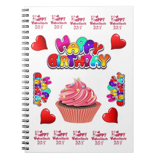 Joyeux Carnet d'anniversaire de Saint-Valentin (Devant)
