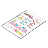 Joyeux Carnet de famille d'amis d'anniversaire (Côté gauche)