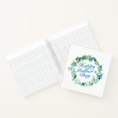 Joyeux Carnet de la Fête des Mères Floral Wreath (Intérieur)