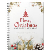 Joyeux Carnet photo de la spirale de Noël (Devant)