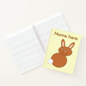 Joyeux Carnet Spiral Bunny de Pâques (Intérieur)