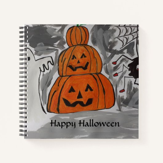 Joyeux Carnet Spiral Halloween (Devant)