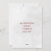 joyeux carte de noël hiver sainte baies renard (Dos)