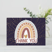 Joyeux Carte de remerciements de la Journée des en (Debout devant)