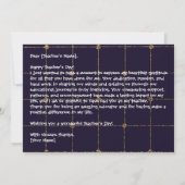 Joyeux Carte de remerciements de la Journée des en (Dos)