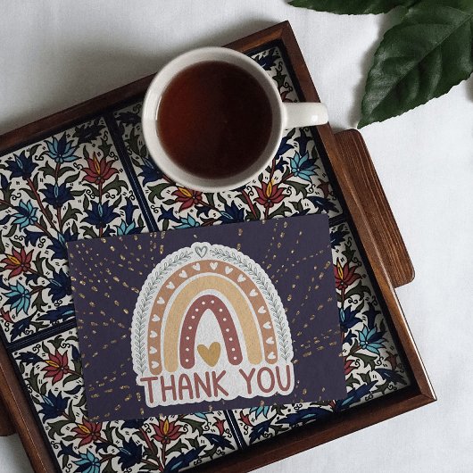 Joyeux Carte de remerciements de la Journée des en