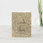 joyeux carte de rennes de Noël (Devant)