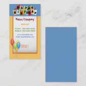 Joyeux Carte de visite d'anniversaire (Devant / Derrière)