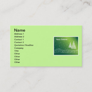 Joyeux Carte de visite de Noël