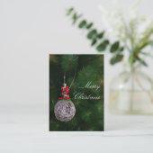 Joyeux Carte de visite de Noël (Debout devant)