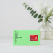 Joyeux Carte de visite de Noël (Debout devant)