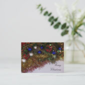 Joyeux Carte de visite de Noël (Debout devant)