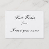 Joyeux Carte de visite de Noël (Dos)