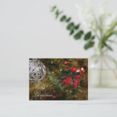 Joyeux Carte de visite de Noël (Debout devant)