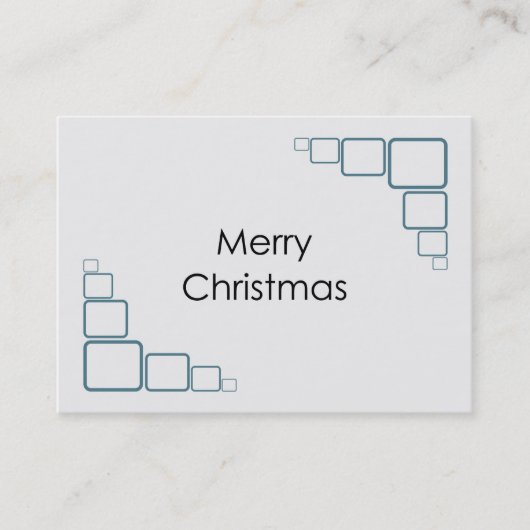 Joyeux Carte de visite de Noël (Devant)