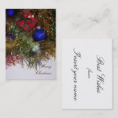 Joyeux Carte de visite de Noël (Devant / Derrière)