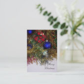 Joyeux Carte de visite de Noël (Debout devant)